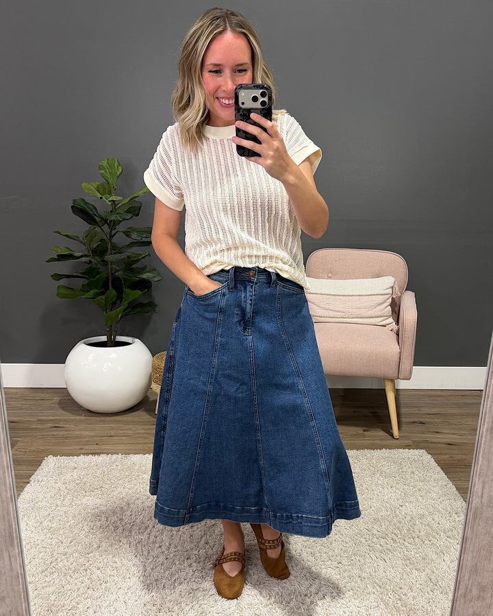 Judy Blue Lasso Denim Skirt Judy Blue