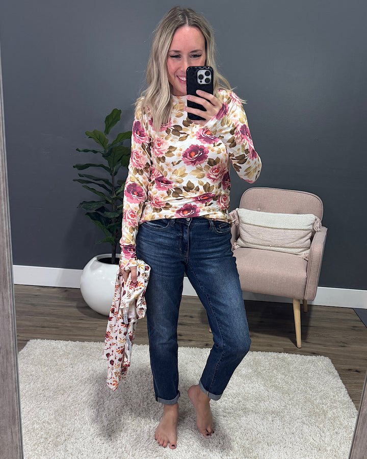 Blair Long Sleeve Top - Autumn Blossom Michelle Mae