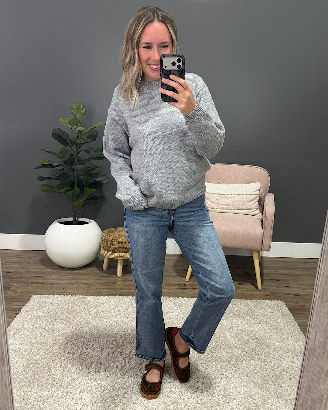 Cambree Classic Sweater - Heather Gray Hyfve