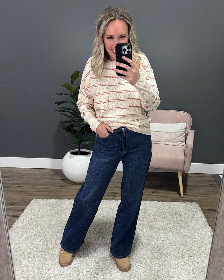 KanCan Layla Non Distressed Wide Leg Jeans KanCan