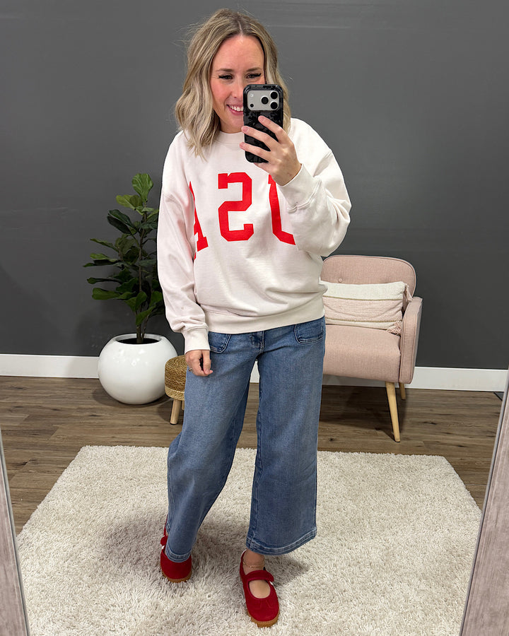 USA Ivory Sweatshirt Tres Bien