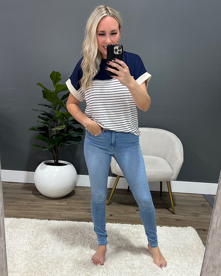 KanCan Diana Non Distressed Skinny Jeans - Light Wash SALE KanCan