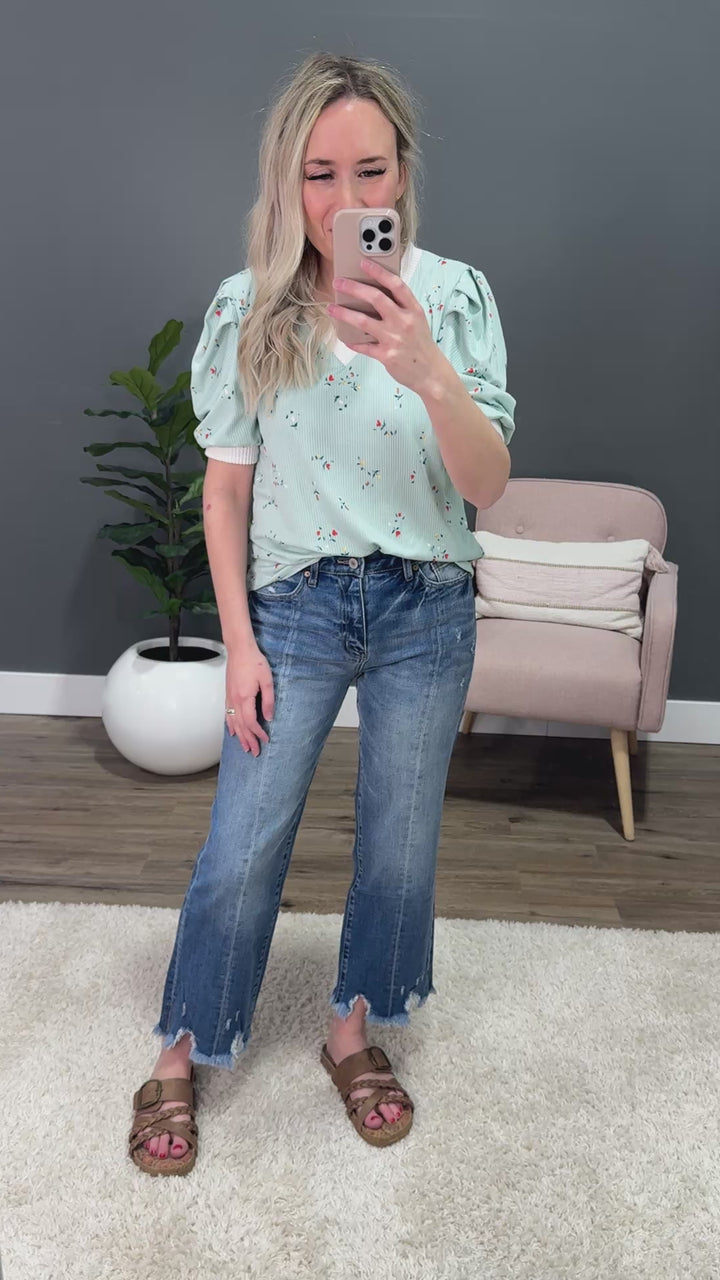 KanCan The Last Time Front Seam Straight Jeans KanCan