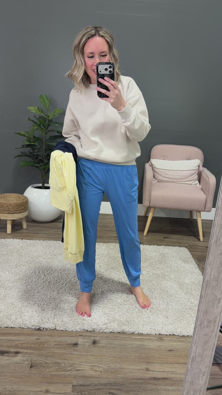 Yoga Joggers - Aqua Splash Rae Mode