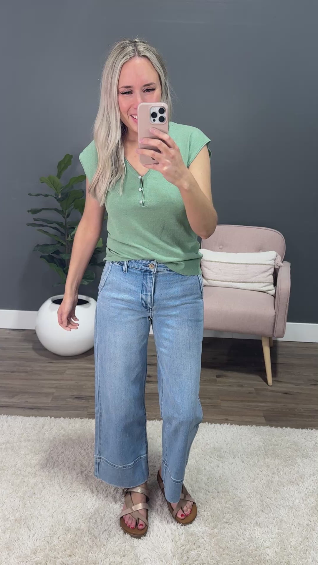 KanCan Charity Wide Leg Jeans KanCan