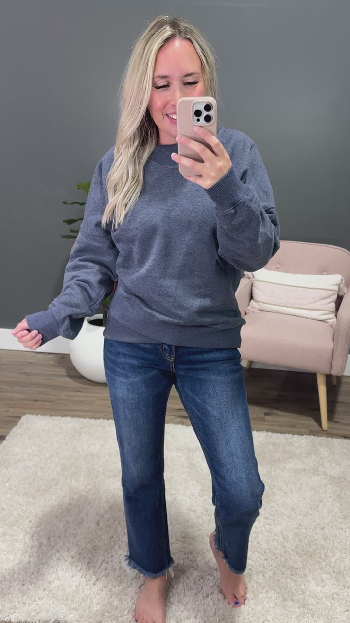 Wanakome Winnie Tulip Sweatshirt - Navy Wanakome