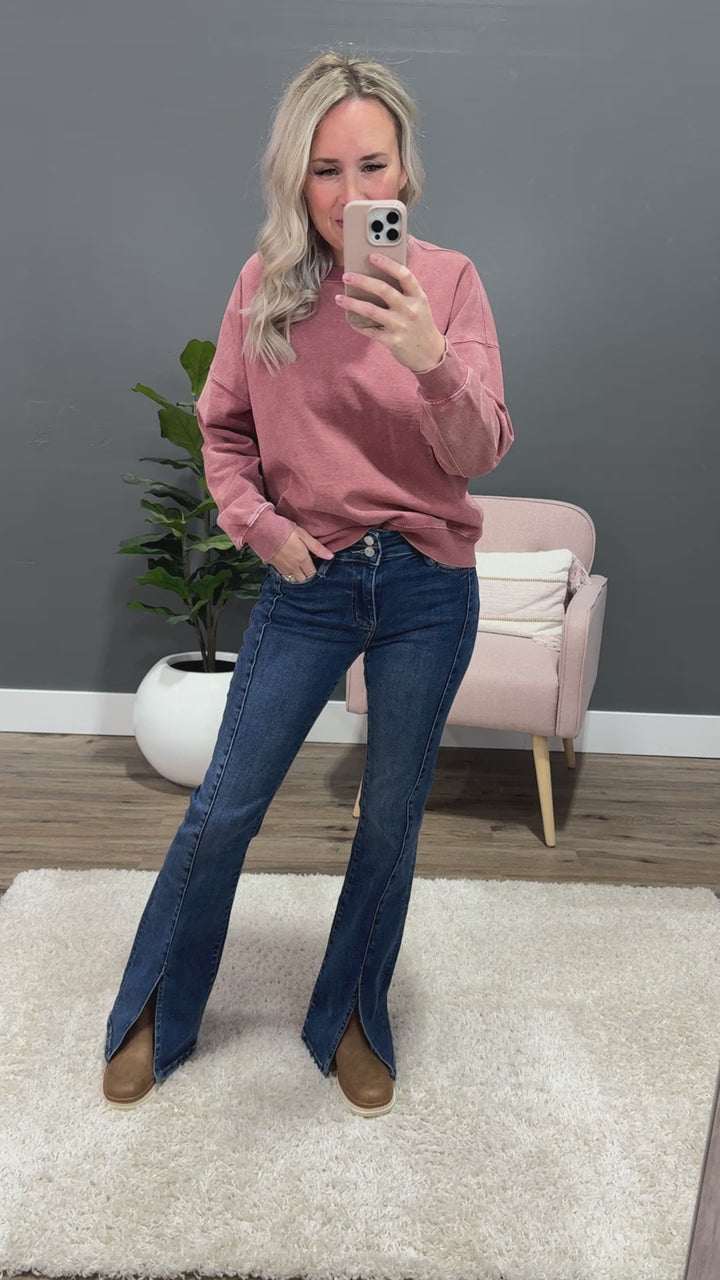 Lovervet Teryn Front Seam Flare Jeans SALE Vervet