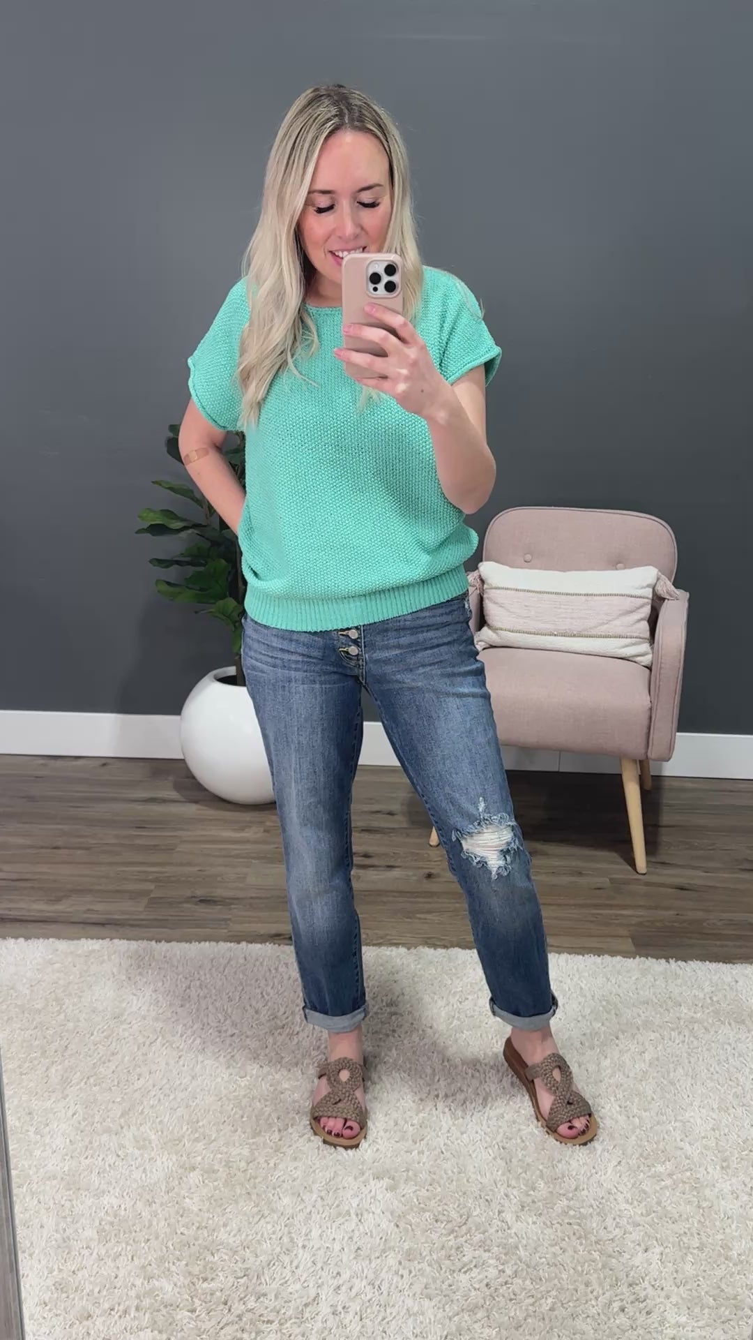 Judy Blue Jessie Button Up Boyfriend Jeans Judy Blue