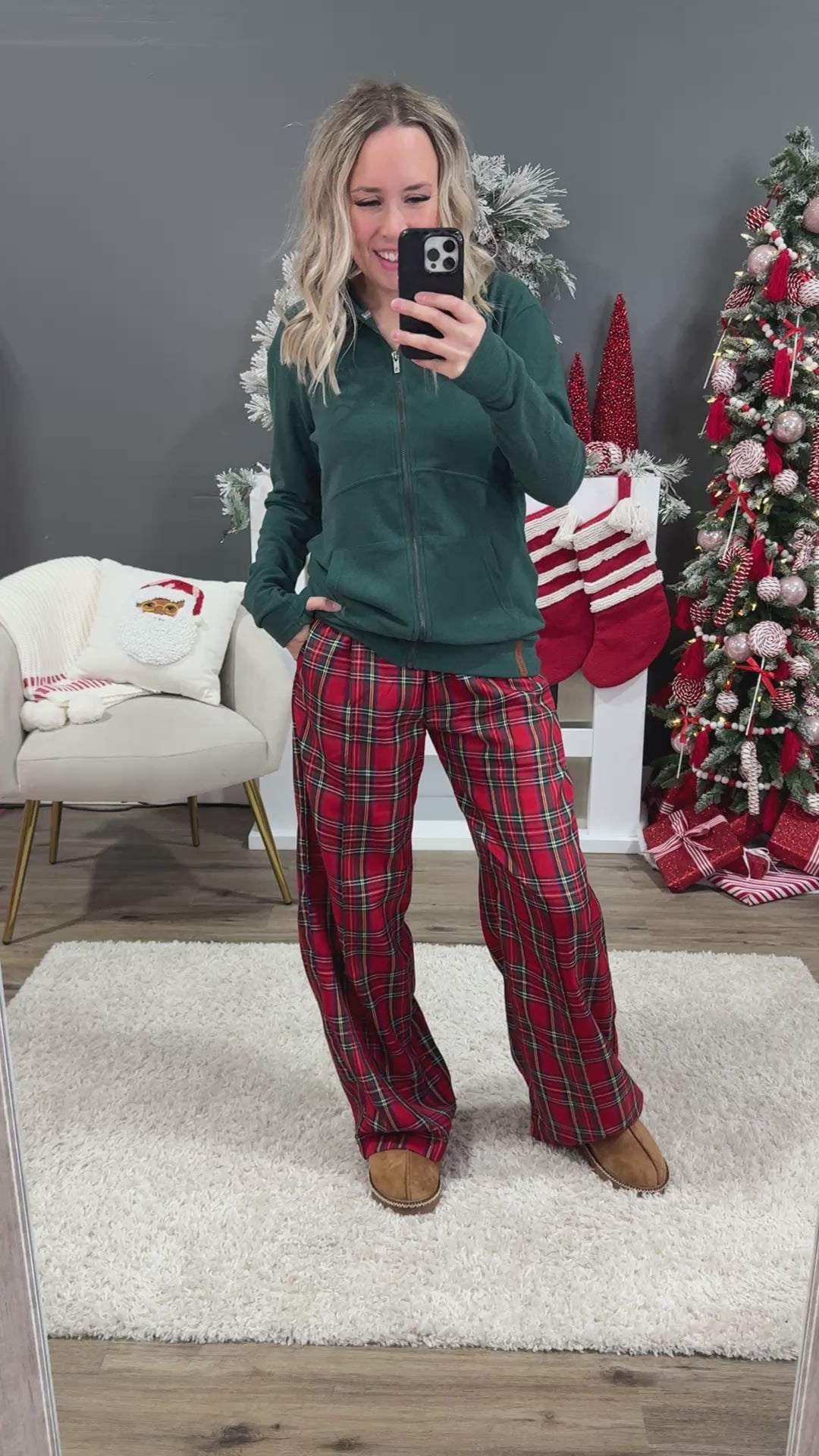NEW! Ampersand Ave Everywear Pant - Red Plaid Ampersand Ave