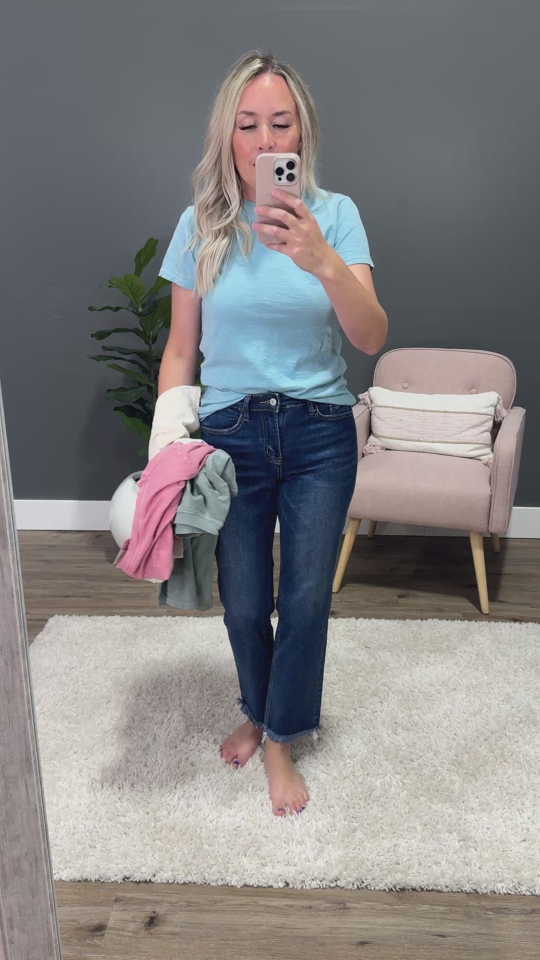 Melinda Short Sleeve Top - Dusty Rose SALE Be Cool