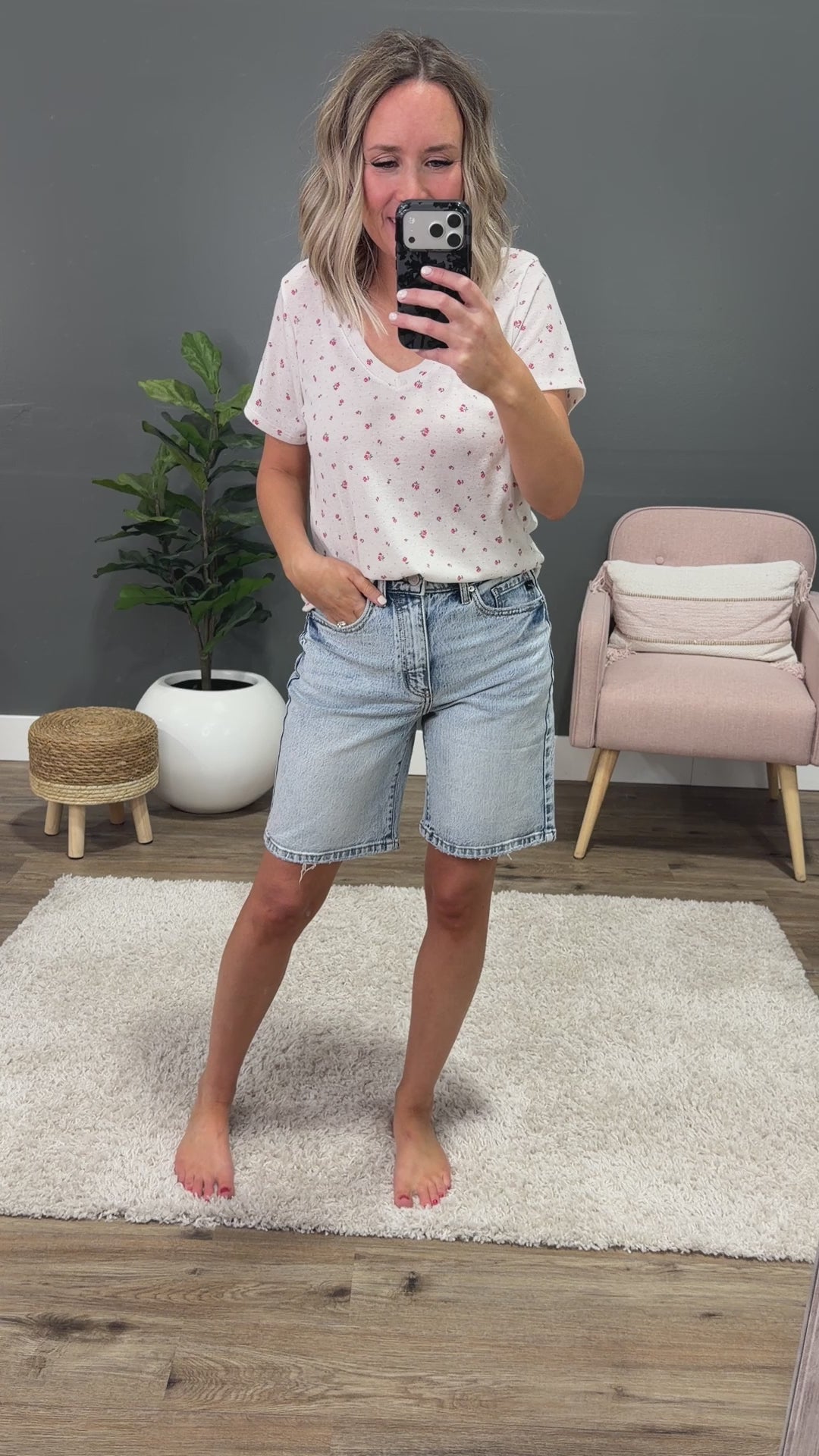 KanCan Londyn Bermuda Jean Shorts KanCan