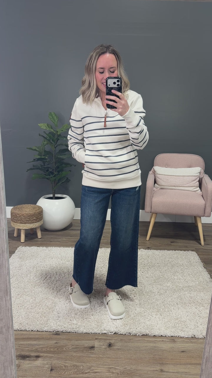 Wanakome Caro High Neck Sweatshirt - Ivory Wanakome