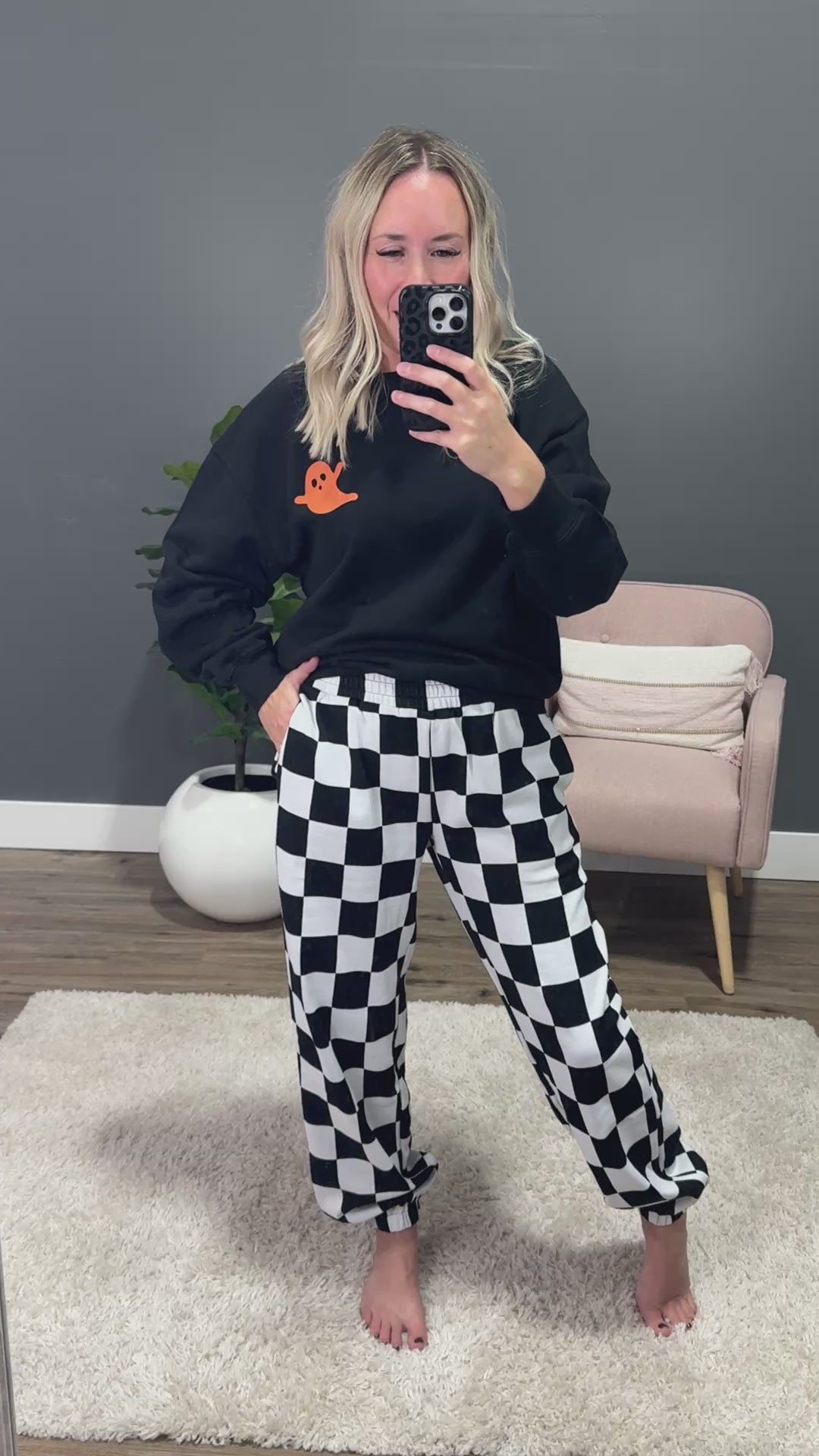 Ampersand Ave Black Jack Checkered Joggers Ampersand Ave