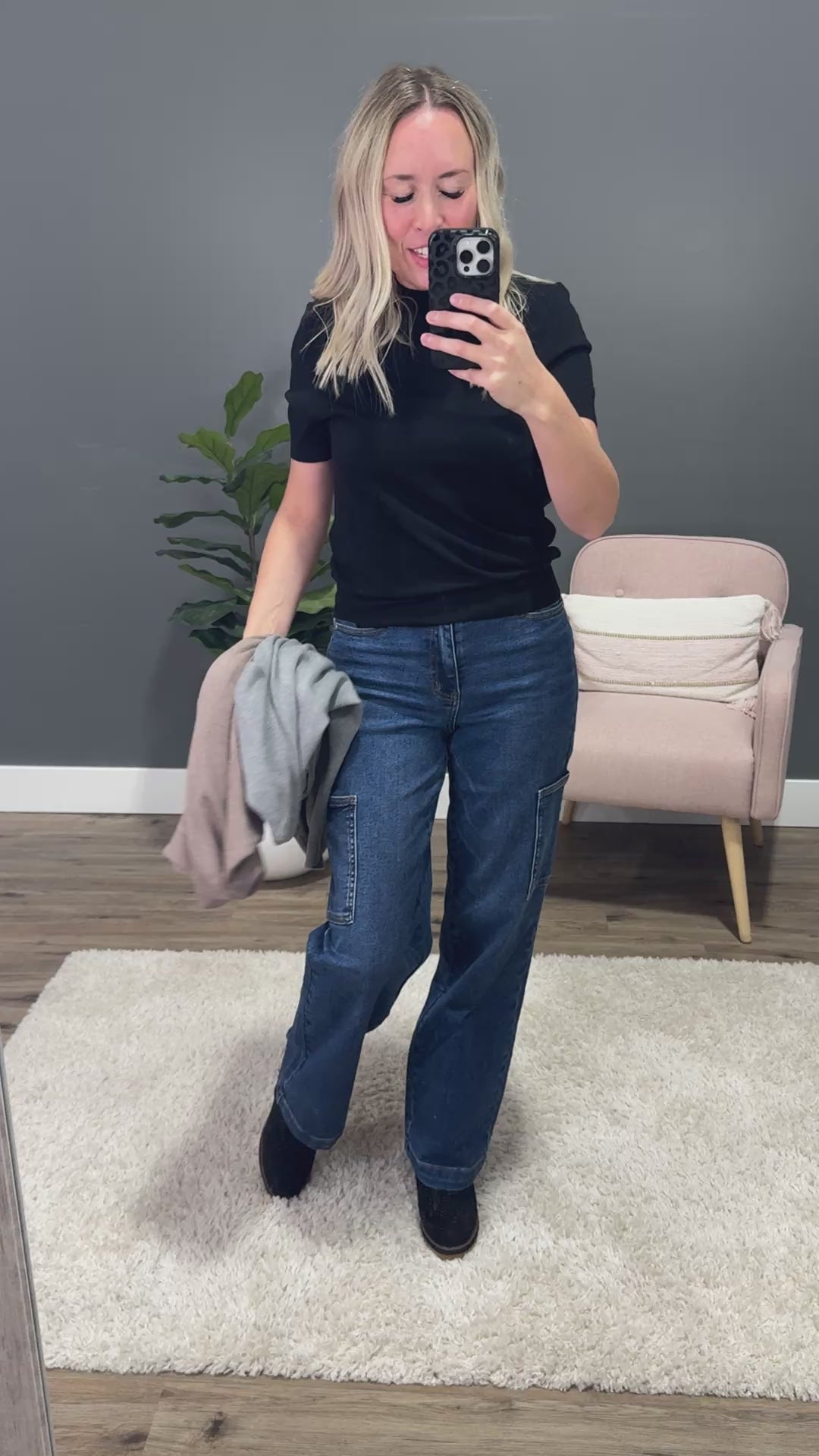 Kaya Mock Neck Knit Top - Mocha Be Cool