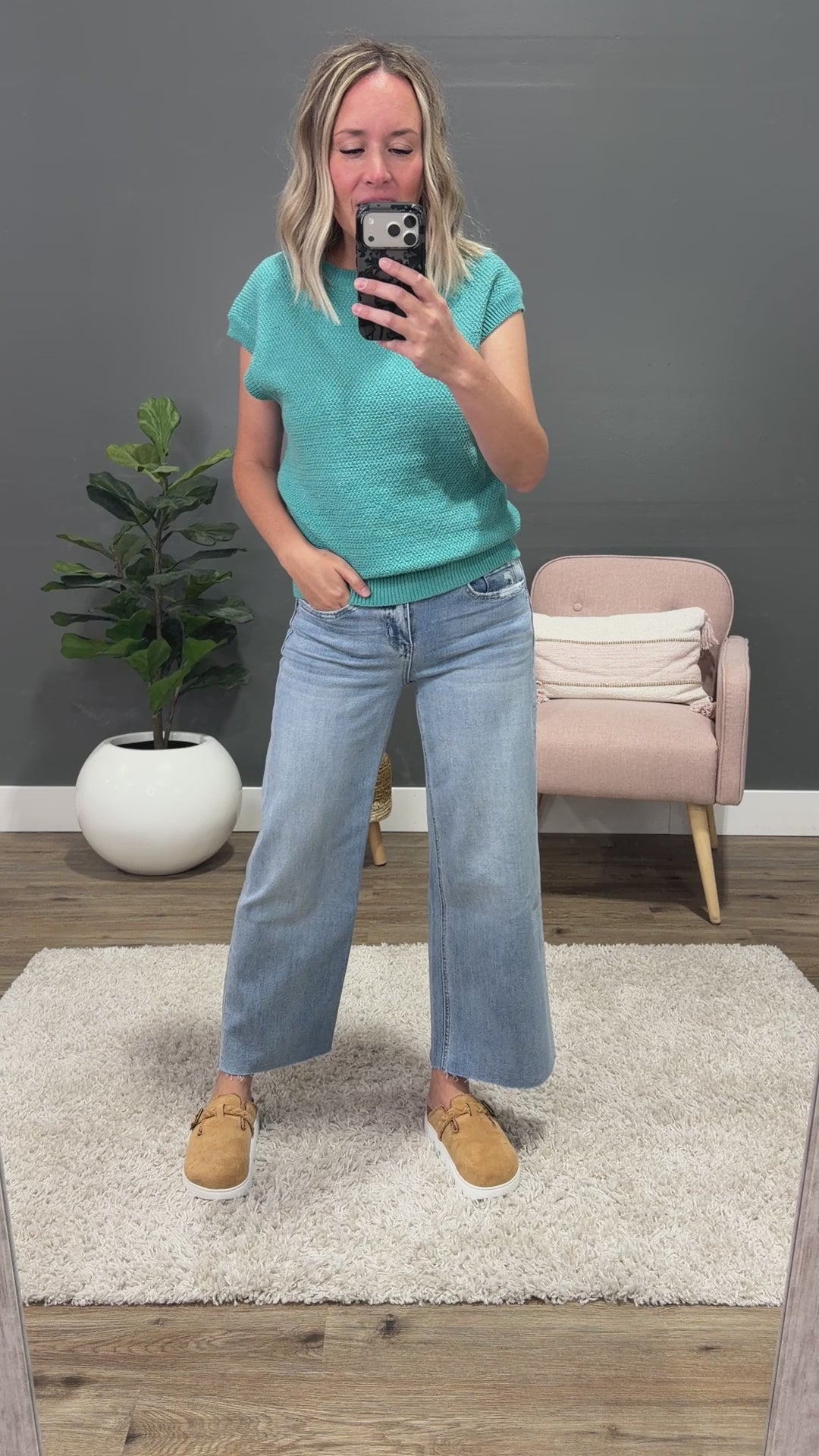 NEW! Vervet Tiff Wide Leg Jeans Vervet