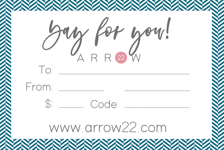 Arrow E-Gift Card Gift Cards Arrow Twenty Two